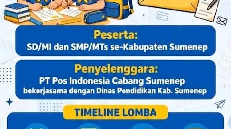 Meriahkan HUT Sumenep 757, Pelajar SD dan SMP Diajak Tulis "Surat Cinta untuk Bupati"
