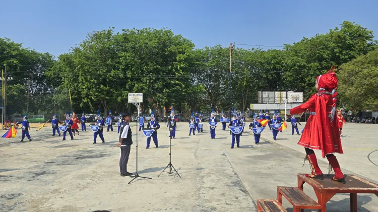Satu-Satunya di Sumenep, Disdik Gelar Lomba Drumband Indoor SD