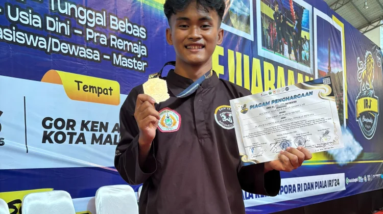 Mahasiswa UPI Sumenep Raih Juara Dua Kejurnas Pencak Silat di Malang
