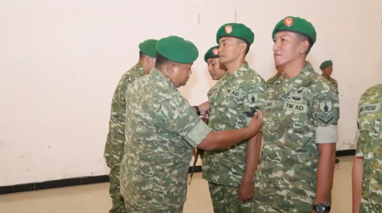 Naik Pangkat, Prajurit Kodim Sumenep Diminta Tingkatkan Tanggung Jawab