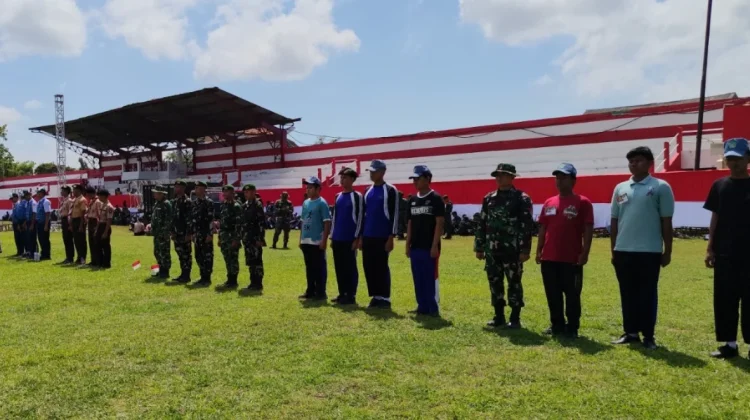Siswa MAN Sumenep Ikuti Gladi Upacara Karya Bakti TNI AD