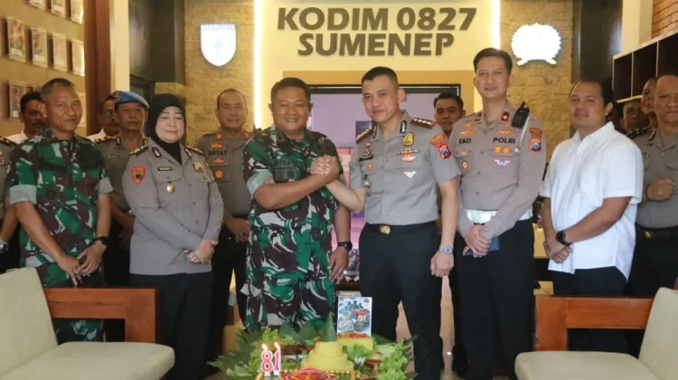 TNI-Polri Sumenep, Kejutan Kecil yang Pererat Kebersamaan