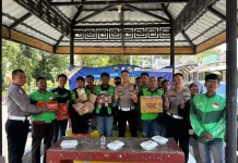 Satlantas Sumenep Gelar Warkop Ojol Kamtibmas