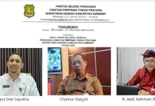 Pansel Umumkan Tiga Besar Calon Sekda Sumenep 2026