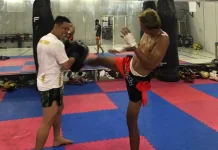Atlet Muay Thai Pamekasan Tetap Intens Berlatih Selama Bulan Ramadan