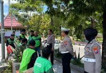 Satlantas Sumenep Rangkul Ojol Jaga Kamtibmas