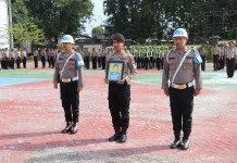 Polres Sumenep Gelar Kenaikan Pangkat dan PTDH Personelnya