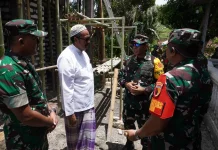 Tim Pengawasan dan Evaluasi (Wasev) meninjau pelaksanaan TNI Manunggal Membangun D