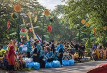 Musik Tong Tong Meriahkan Ngabuburit Warga Pabian