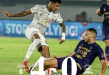 Gawang Madura United Digelontor 4 Gol oleh Persita di Babak Pertama