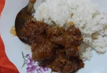 Nikmatnya Nasi Krengsengan Kambing Buatan Sendiri