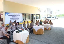 Polres Sumenep Dukung Gerakan Pangan Murah Polri