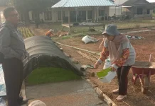 Brigade Pangan Ataneh Atana' Ambunten Semai Padi BK01
