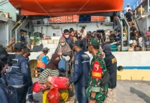 Aparat Gabungan Siaga Pengamanan Arus Mudik di Pulau Masalembu