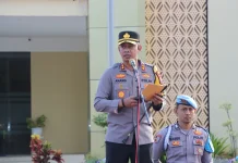 Polres Sumenep Gelar Apel Pengamanan Malam Takbiran