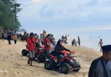 Lebaran Ketupat, Pantai Slopeng Dipadati Pengunjung