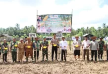 Hadapi El Nino, Kapolres Sumenep Dukung Percepatan Tanam Padi dan Jagung