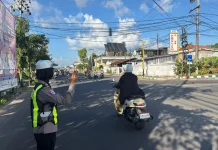 Polantas Sumenep Edukasi Tertib Lalu Lintas