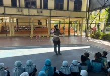 Satlantas Sumenep Ajak dan Ajari Anak Tertib Lalin