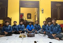Mahasiswa UPI Sumenep Observasi Permainan Tradisional ke PSN Perisai Putih