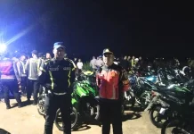 Satlantas Polres Sumenep Tertibkan Puluhan Motor Balap Liar di Jalur Bandara Trun