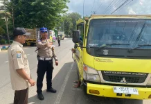 Operasi Gabungan Satlantas Sumenep Tertibkan Pengendara