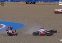 Veda Pratama Crash di Menit Akhir Kualifikasi Moto3 Spanish GP