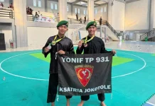 Dua Prajurit Yonif 931/KJ Raih Emas dan Perak di Ngawi