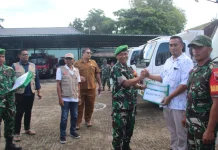 Perkuat Ekonomi Desa, Kodim Sumenep Serahkan Truk Operasional KDKMP
