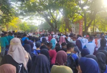 Jalan Sehat Hardiknas Membludak Penuh Semangat