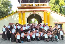 Siswa SDN Pajagalan II Belajar Sejarah di Keraton Sumenep
