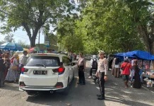 Satlantas Polres Sumenep Kawal dan Amankan Keberangkatan JCH Kloter 78