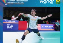 Langkah Moh Zaki Ubaidillah Terhenti di Babak 16 Besar Thailand Open 2026