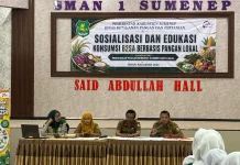 DKPP Sumenep Sosialisasikan Konsumsi B2SA Berbasis Pangan Lokal