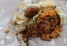 Nasi Pecel Jadi Menu Favorit Sarapan Pagi