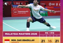 Ubed  Kalahkan Korsel di Malaysia Masters 2026