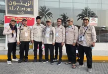 Ketua Kloter 77 Survei Lokasi Wukuf Jemaah di Arafah