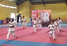 Ratusan Karateka Sumenep Antusias Ikuti Ujian Kenaikan Tingkat Inkai