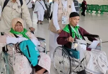 Jamaah Lansia Kloter SUB 77 Tuntaskan Thawaf Ifadah dengan Pendampingan Intensif