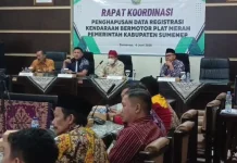 Satlantas Sumenep Jadi Narasumber Rakor Penghapusan Aset Kendaraan Dinas Pemkab