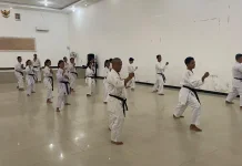 Majelis Sabuk Hitam Inkai Sumenep Gelar Latihan dan Doa Bersama