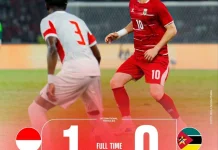Babak Kedua, Indonesia Pertahankan Keunggulan 1-0 Atas Mozambik