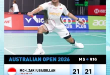 Zaki Ubaidillah Tekuk Wakil Thailand dan Hong Kong di Australian Open 2026