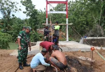 Dandim Sumenep Prioritaskan Keselamatan di Proyek Jembatan Garuda