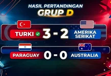 Grup D Tuntas, Amerika Serikat dan Australia Melaju ke Babak 32 Besar