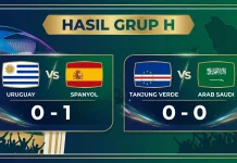 Spanyol Juara Grup H Piala Dunia 2026, Tanjung Verde Lolos ke Babak 32 Besar