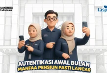 Jaga Ketepatan Manfaat TASPEN, Ayo Tertib Autentikasi di Awal Bulan!
