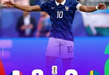 Prancis Tekuk Swedia 3-0, Mbappe Borong Dua Gol dan Antar Les Bleus ke 16 Besar