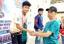 Atlet Panjat Tebing Sampang Raih Medali Perak di Ajang O2SN Jatim