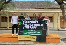 Tim PKM Universitas Wiraraja dan Kopdas Sumenep Gelar Pelatihan Ecoprint